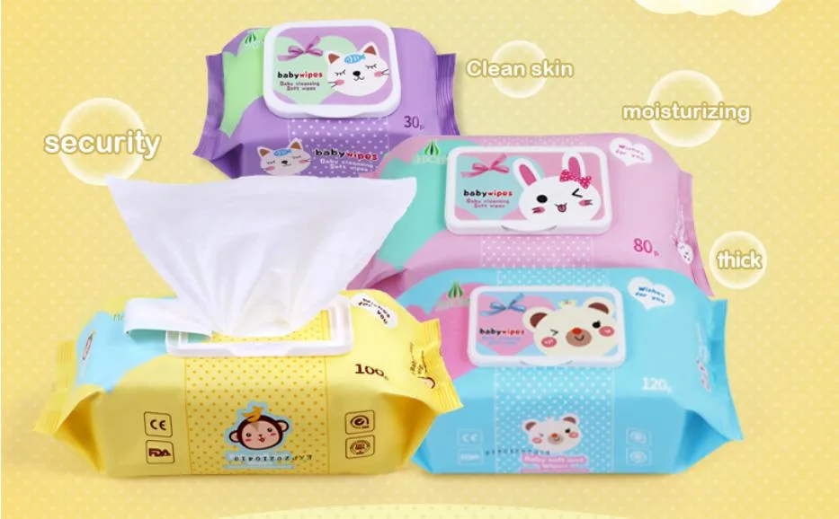 Wet Wipes 80 Sheets Newborn Baby Adult Hand Mouth Wipes