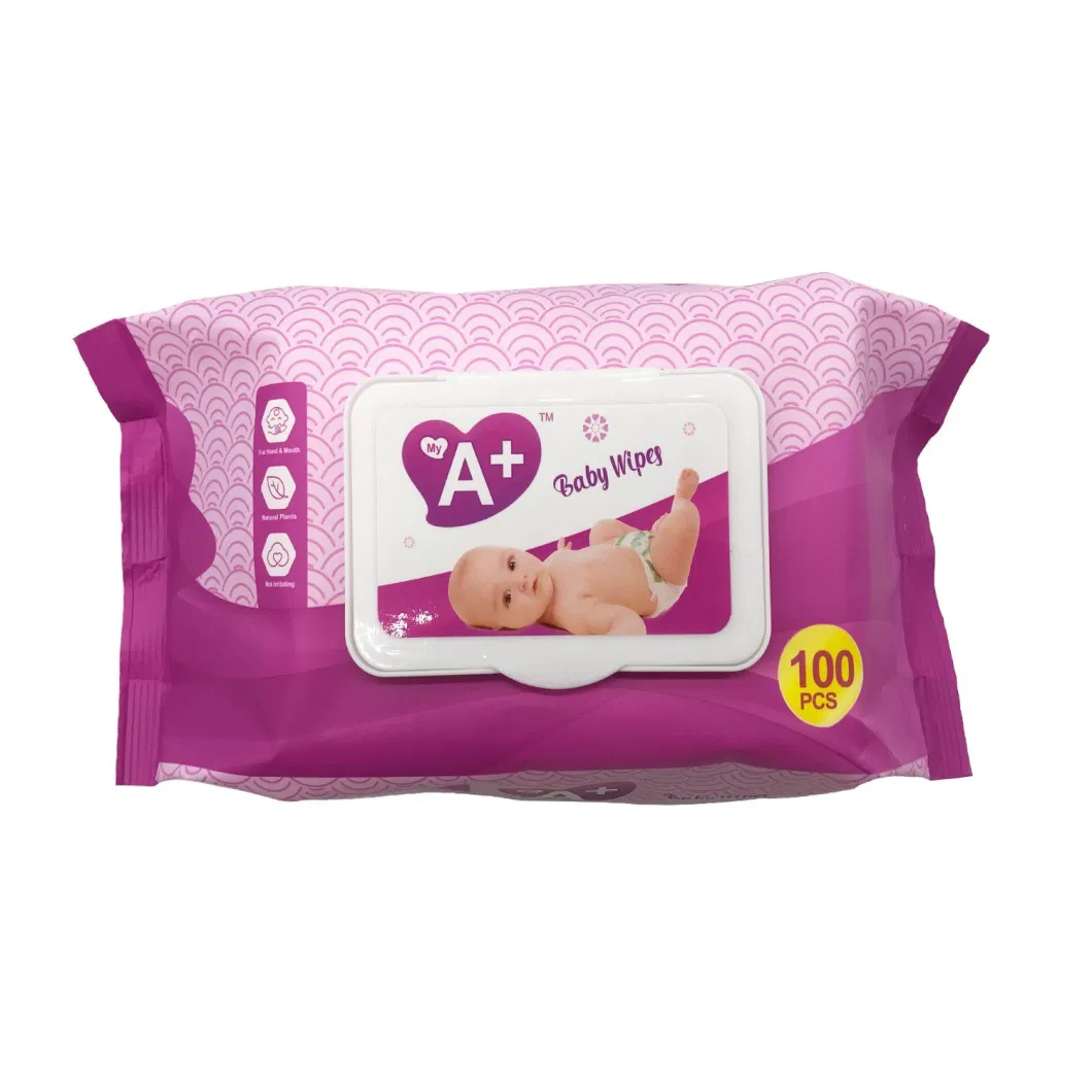 Custom Wet Wipes Factory Wholesale Cheap Alcohol Free Wet Towel Disposable Cleaning Baby Wet Wipe