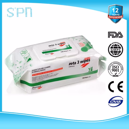 Special Nonwovens China Factory Disposable Ipa Medical Antibacterial Wet Alcohol Soft Disinfection Wet Wipe in Canister