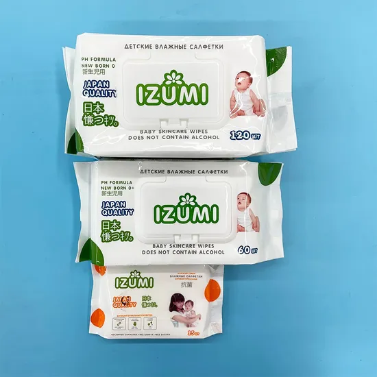 Free Sample Good Quality Low Price Disposable Soft Surface Baby Wet Wipes 