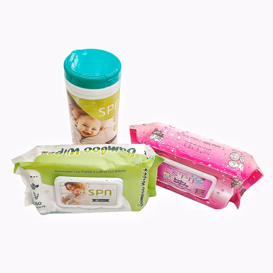 Wz 100% Bamboo Fiber Biodegradable Wholesale Organic Antibacterial Baby Wipes Baby Wet Wipes