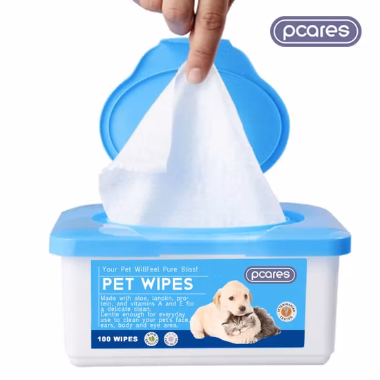 18*18cm Top New Design 40GSM Hot Sell High Quality Competitive Price Pet Wet Wipe
