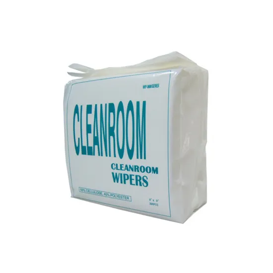 Customized Size Industrial Cleanroom Microfiber Cleaning Wipes for Surface Cleaning 