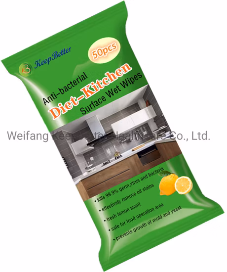 OEM Wholesale Cheap Disposable Soft Wet Tissue/Towel/Wet Wipes for Glass/ Glasses/Wood/Kitchen/Bathroom/Leather with CE/FDA/SGS
