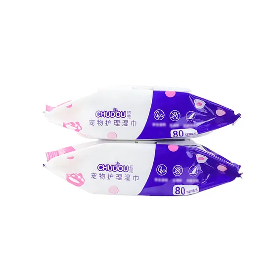 High Quality and Easy to Use Cats Pet Grooming Soft Pet Wet Wipes Pet Clean Product 