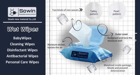 Customized OEM ODM Wholesale Wet Tissues Manufacturer Kitchen Functional Cleaning Antibacterial Disinfecting Pure Water Baby Pet Disposable Wet Wipes 