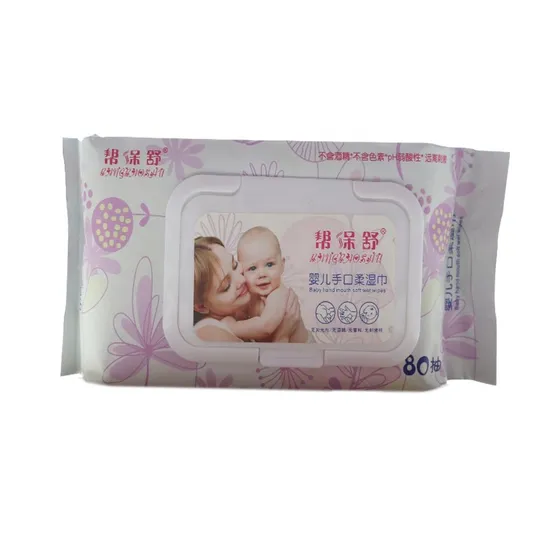 Sanitary Wet Wipes Antiseptic OEM Customized Ultra Soft Hand and Object Surface Cleaning 