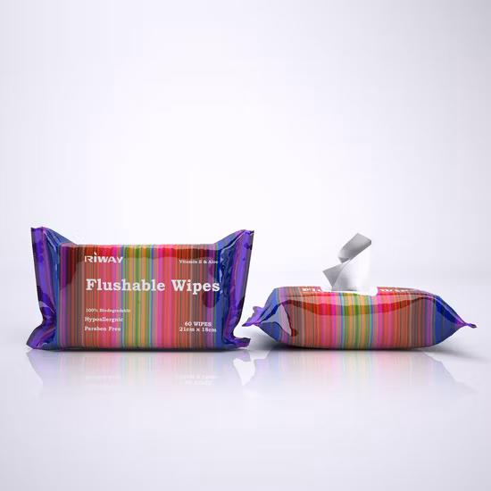 Private Label Flushable Feminine Intimate Hygiene Adult Wipes