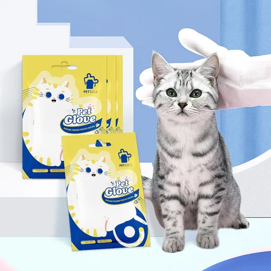 Wet Wipes Gloves Easy Cleaning Sterilization 6PCS Pet Supplies Pet Accessories Pet Products 