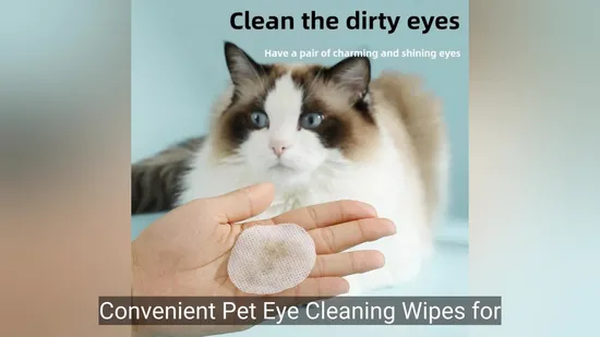 Gentle Pet Eye Cleaning Wipes for Dogs and Cats, 200 Count 
