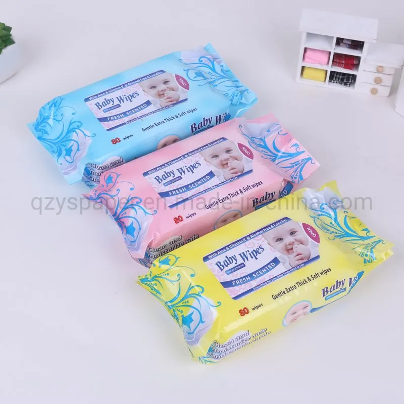 Disposable Flushable Baby Skin Care Wet Tissue Wipes Quality Wet Towels Baby Wipes
