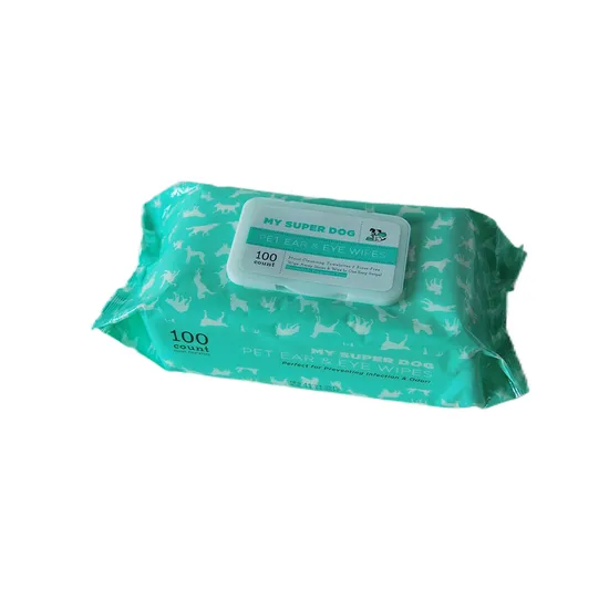 High Quality Dogs Pet Finger Wipes Dog Cat Teeth Cleaning Wet Wipes Dogs Pet Eyes Teeth Ear Wipes 