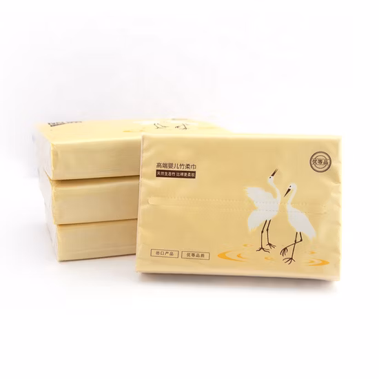 Disposable Facial Baby Wet and Dry Wipes Made of Pure Cotton for Baby Sensitive Skin