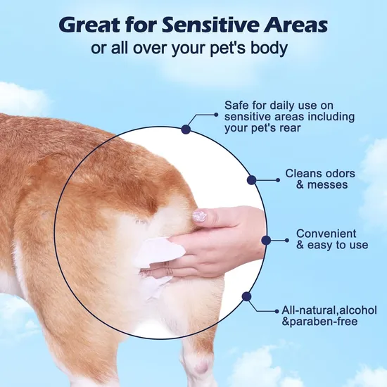 Pet Hygiene Wipes, Coconut