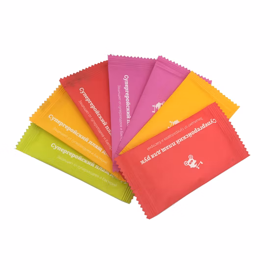 Portable Wet Wipes Alcohol Free Cleaning Wet Tissue with Flavor