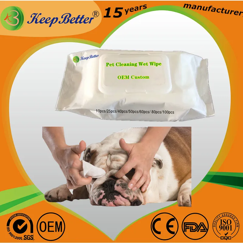 Cleaning Pet Wipes Animal Wet Wipes for Pet Hospital