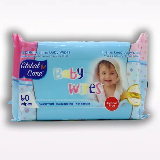 Private Label Baby Biodegradable Wipe Alcohol Free Baby Wet Wipe Antibacterial Tissue Factory Price 