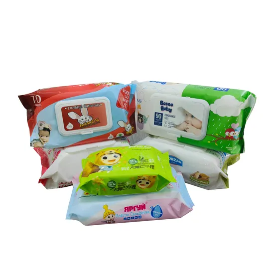 Antibacterial Cleaning Wet Wipes for Hand & Surface Use Customizable Packaging Available 
